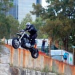 Evel Knievel-achtige sprong in Australië
