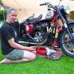 Vegetarische motorbarbecue